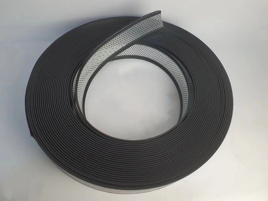 สีดําพลาสติกอลูมิเนียม Trim Cap มือบิดช่องจดหมาย Trim Cap