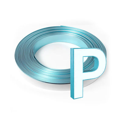 ODM อลูมิเนียม Strip Trim Cap ปรับแต่งตัวอักษร Edge Trim Cap ง่ายในการติดตั้ง