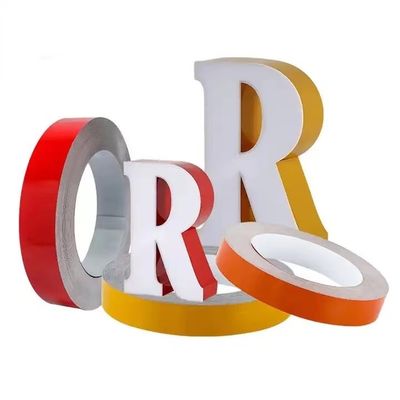 PVDF ปกแต่งหมวกอัลลูมิเนียมสําหรับตัวอักษรช่องทาง ความกว้าง 20mm-1400mm