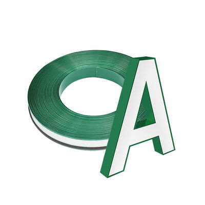 90 มิลลิเมตรกว้าง ฝาปิดแต่ง ป้าย แชนแนลยูม อลูมิเนียม ม้วน สําหรับจดหมายช่อง