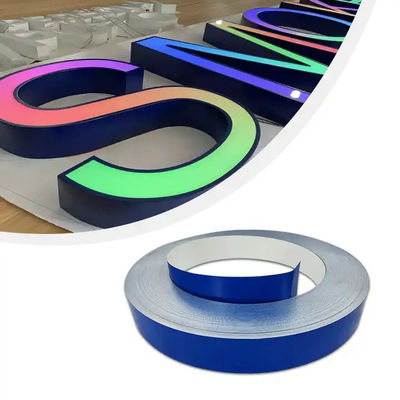 สายพับอัลลูมิเนียมเรียบที่กําหนดเอง สําหรับอักษรช่องอัลลูมิเนียม