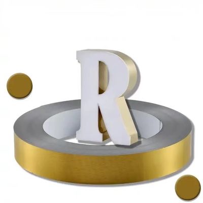 0.6mm ความหนาอัลลูมิเนียมสกูลจดหมายที่มีแหล่งแสง Neon LED