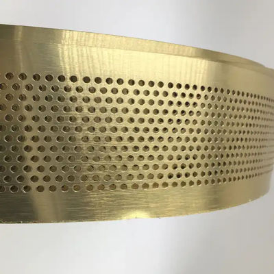 สายม้วนเทปอลูมิเนียมทองคําที่มีลวดขอบคําสัญลักษณ์ สายม้วนอลูมิเนียมแปรง