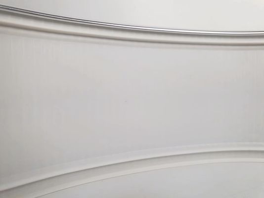 กระจก Sliver อลูมิเนียม Trim Cap Roll มือบิดความแข็ง หนังสือช่องขอบความกว้างที่แตกต่างกัน