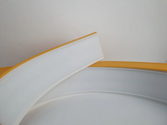 โคลิปสกัดอลูมิเนียมด้วยการบิดมือ โคลิปช่องอลูมิเนียมสีเหลือง ความแข็งของอลูมิเนียม