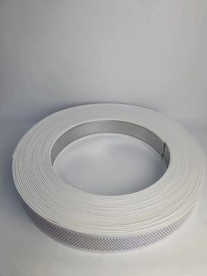 แผ่นอลูมิเนียมในสีขาวมือบิดอลูมิเนียม Trim Cap สําหรับจดหมายช่อง