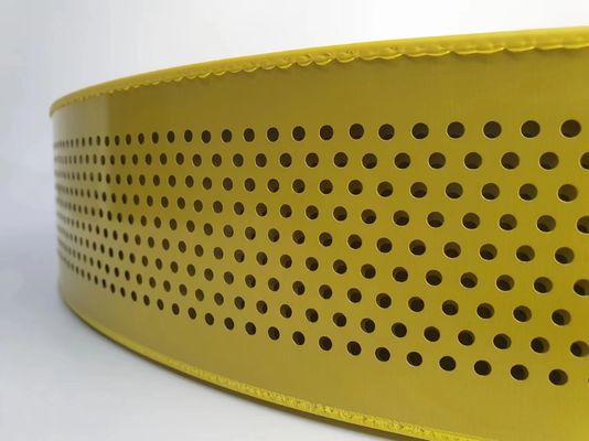 ยาง Trim Cap อลูมิเนียม Trim Cap การเลือกสีเหลืองหลากหลาย