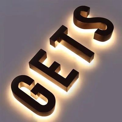 สัญลักษณ์จดหมายในร้านกลางแจ้ง LED Acrylic สัญลักษณ์ที่กําหนดเอง