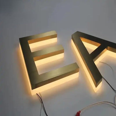 พลังงานไฟฟ้า LED ช่องจดหมาย Acrylic ธุรกิจ LED ใบจดหมายป้ายกลางแจ้ง